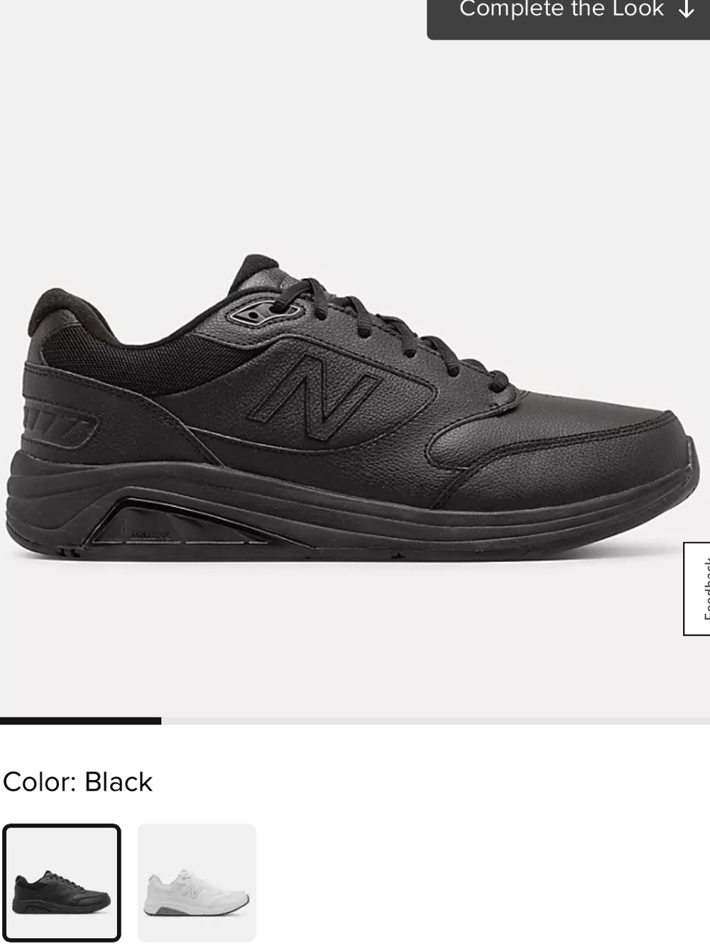 Men's Black New Balance 928v3 Lace-Up Shoes